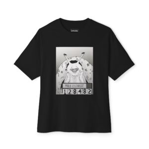 Pablo Escargot Salt Cartel Graphic Tee — "Pablo Escargot" Retro Monochrome Oversized Boxy Shirt